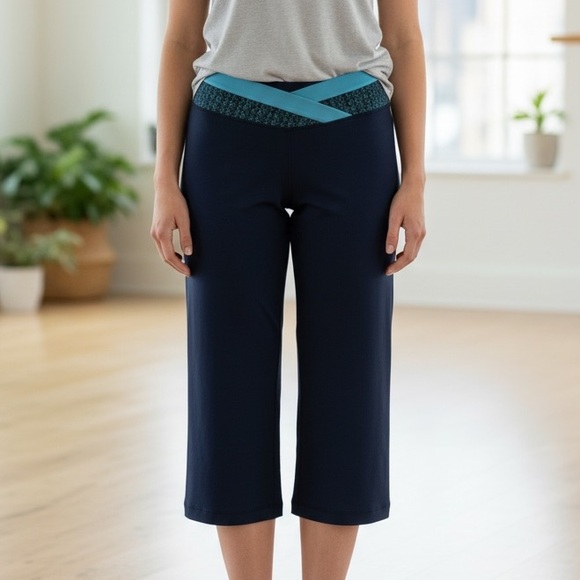 lululemon athletica Pants - Lululemon Wide Leg Cropped Activewear Pants